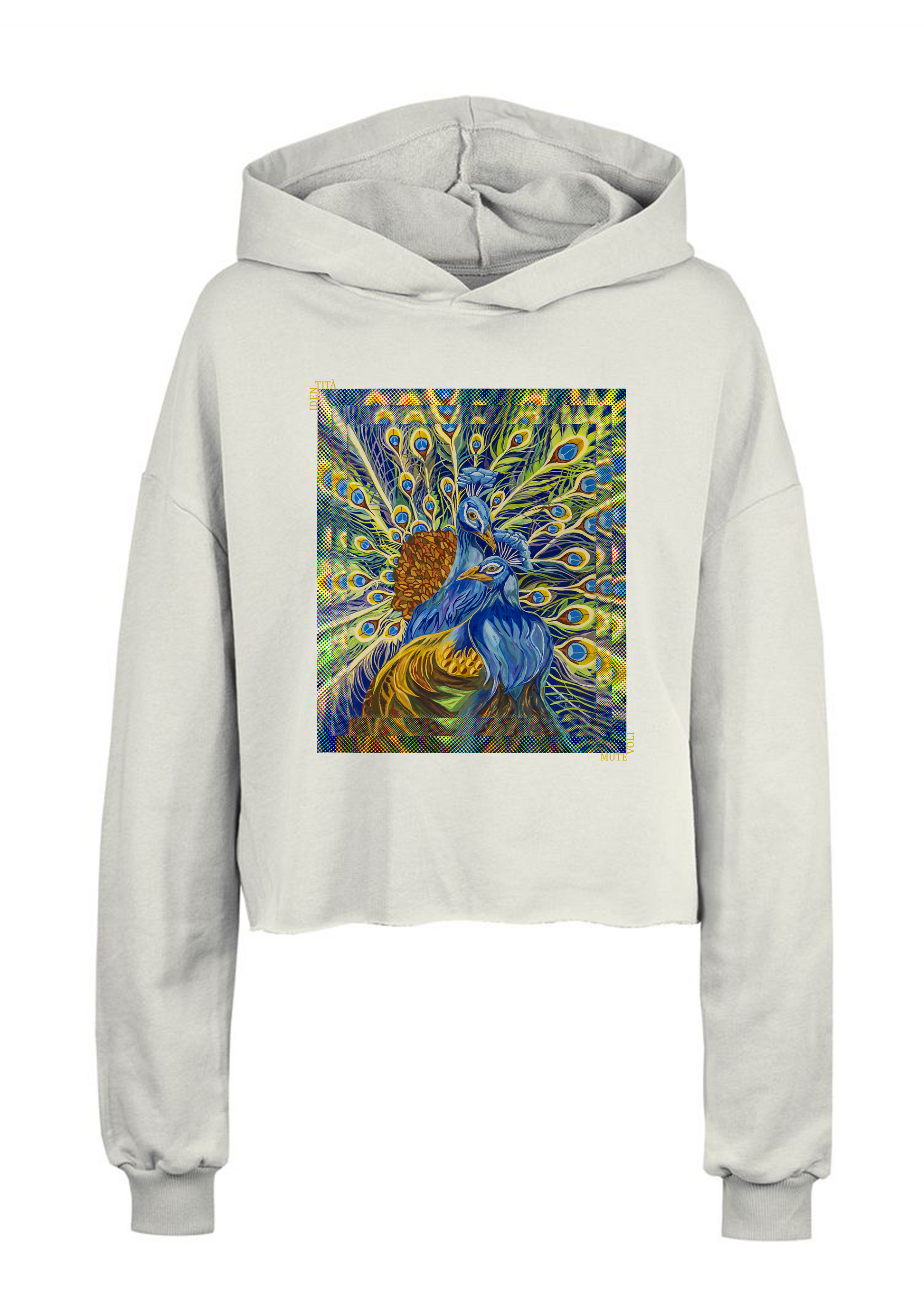 Felpa crop  "Identità Mutevoli"