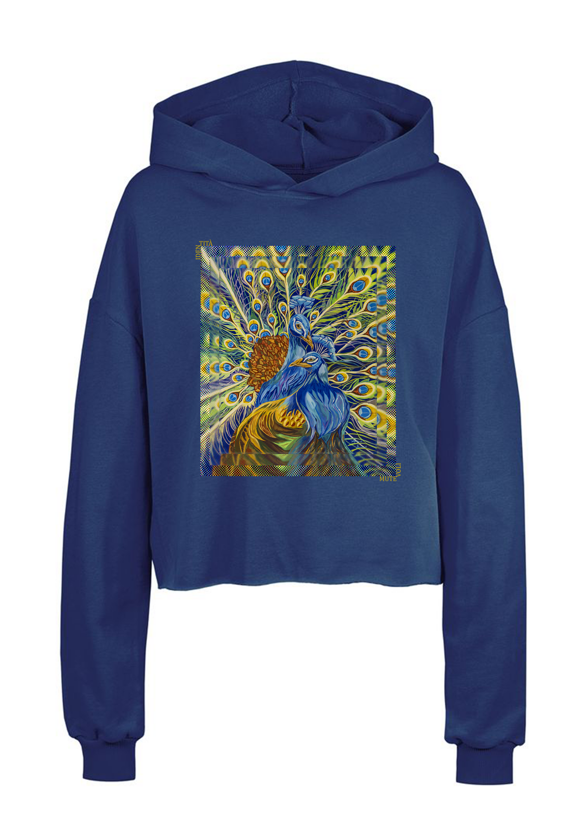 Felpa crop  "Identità Mutevoli"