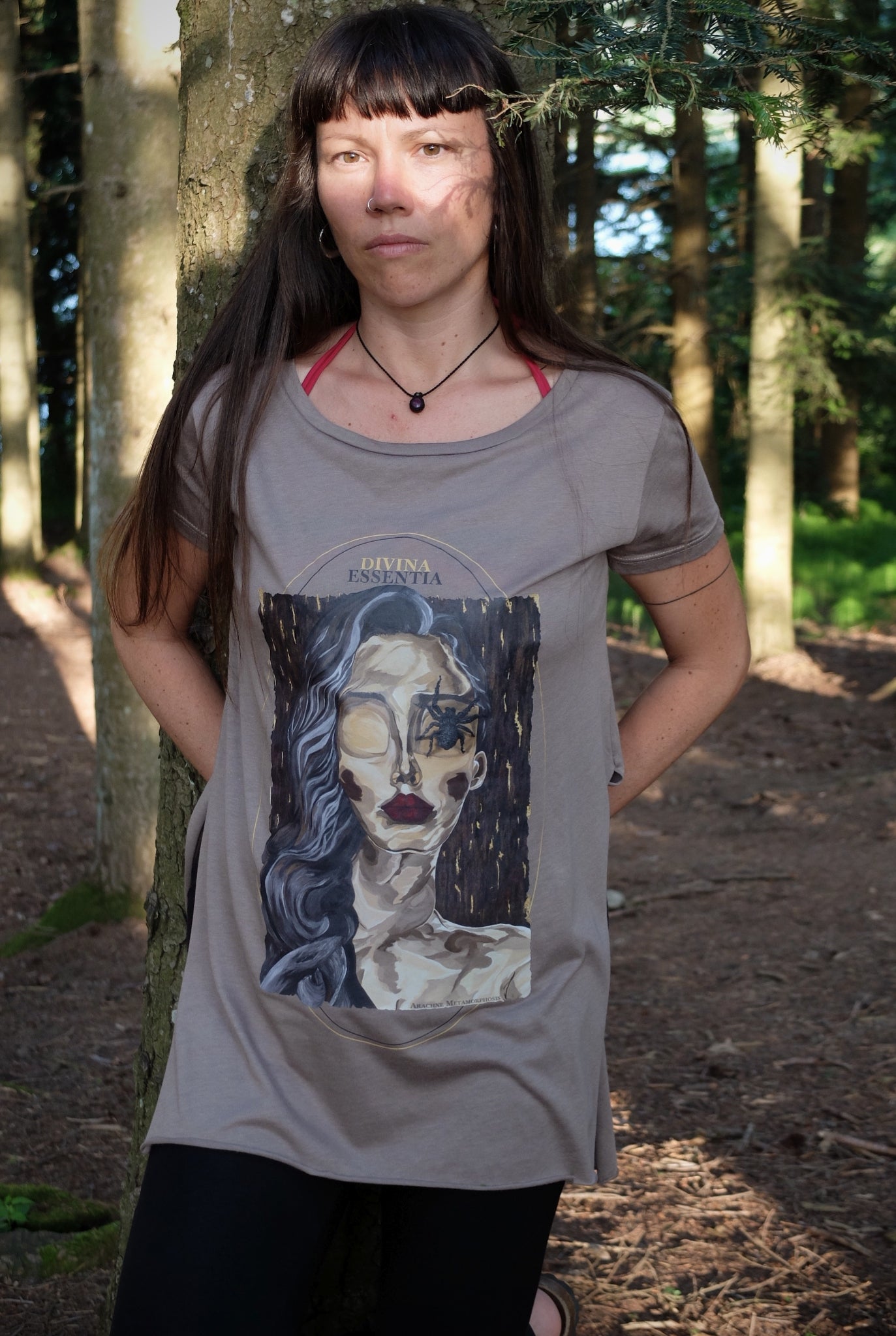 T-Shirt Tunica  "Arachne Metamorphosis"