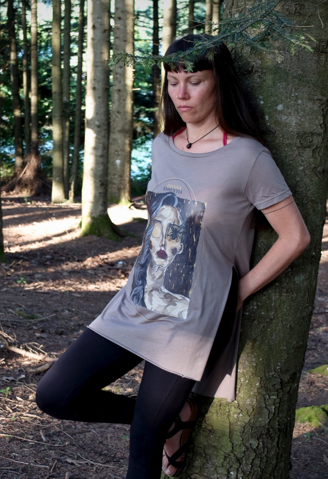 T-Shirt Tunica  "Arachne Metamorphosis"