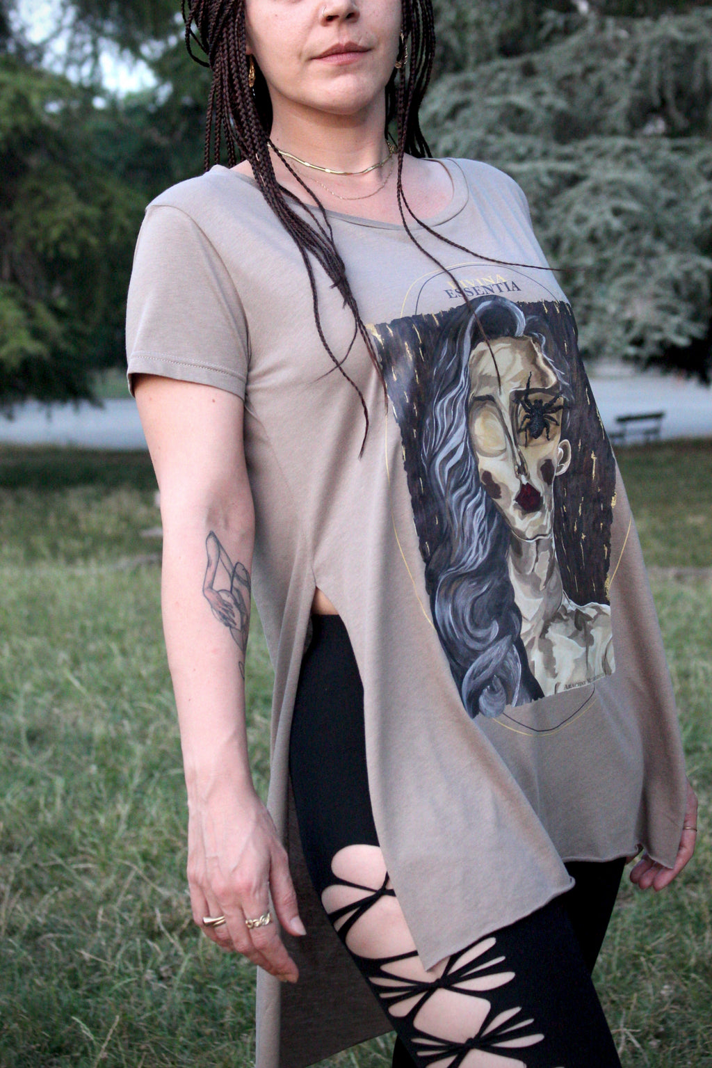 T-Shirt Tunica  "Arachne Metamorphosis"